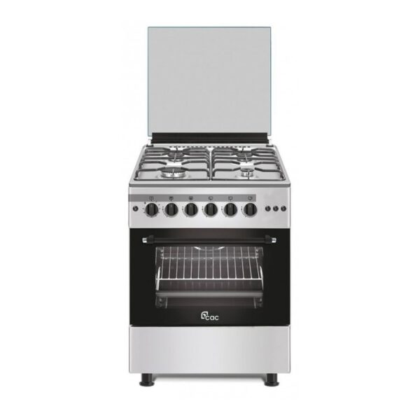 cac-cuisinière-cac60f-full-option-4-feux--dimension-60x60--inox- Groupage Électroménager